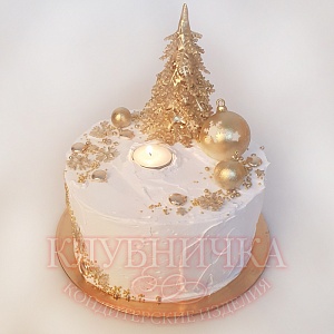  торт "Новогодняя свеча" 1800руб/кг + 900 руб фигурки